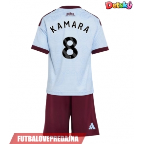 Lacne Dětský Futbalové dres Aston Villa Boubacar Kamara #8 2026-27 Krátky Rukáv - Tretina (+ trenírky)